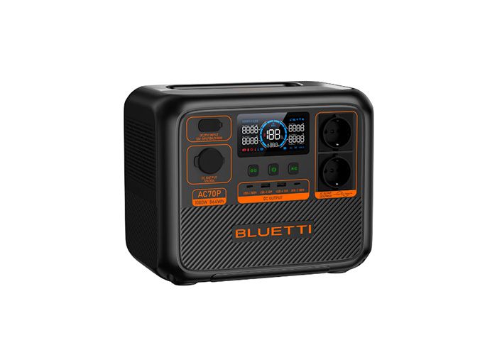 პორტატული ელექტრო სადგური - Bluetti AC70P, 1000W/ 864Wh