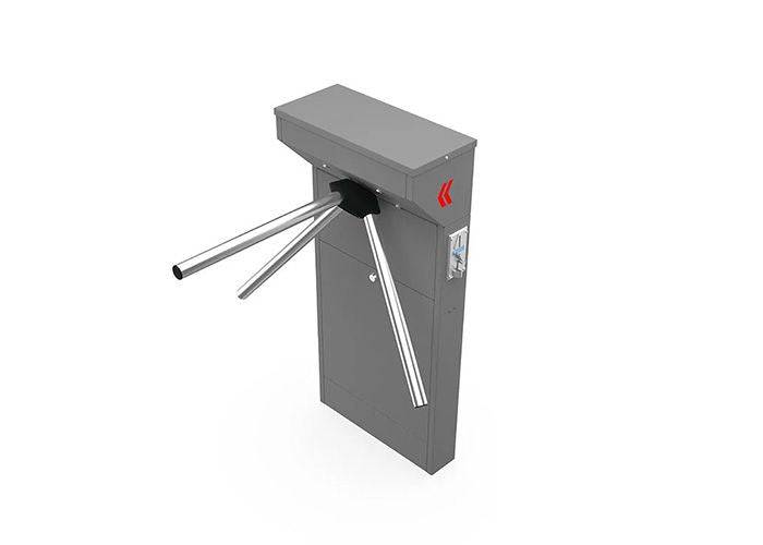 ტურნიკეტი - Atlas CRB 100CJR - Grey – Coin Operated Grey Color Single Leg Turnstile - itgserv.com