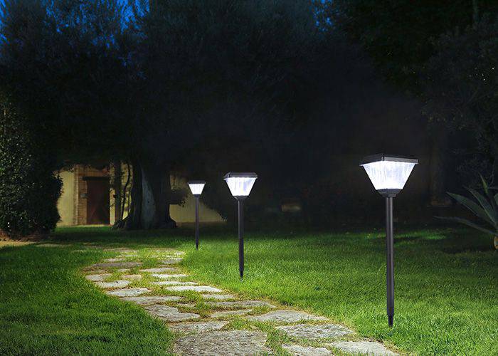 მზის განათება - GS-0406 Solar Lawn Light - ITGS