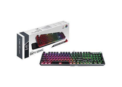 კლავიატურა: MSI Keyboard VIGOR GK71 SONIC RED RU S11-04RU233-CLA - ITGS