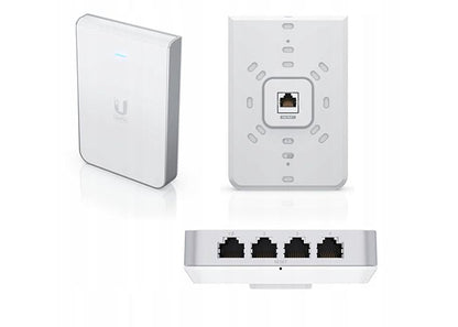 დაშვების წერტილი : UniFi U6 In-Wall დაშვების წერტილი, ინტეგრირებული PoE სვიჩით - PoE ადაპტერის გარეშე, Access Point- ITGS