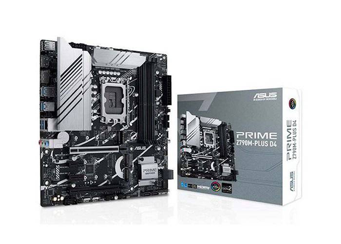 დედა დაფა: MB Asus Prime Z790M-Plus D4 (90MB1D20-M0EAY0), 90MB1D20-M0EAY0- ITGS