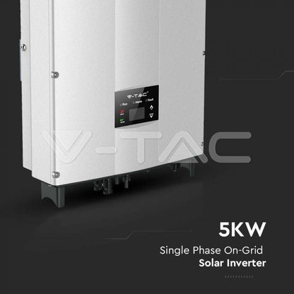 ინვერტორი : 5kW On-Grid Solar Inverter LCD Display DC Switch Single Phase IP65, 5 kw- ITGS