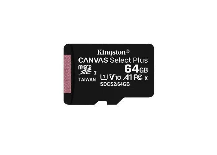 მეხსიერების ბარათი- Kingston Micro SD Card 64GB, Micro Sd Card- ITGS