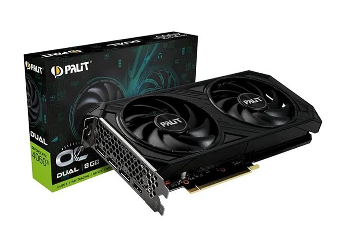 ვიდეო ბარათი: Palit RTX 4060 Dual OC (NE64060T19P1-1070D), 8 GB- ITGS