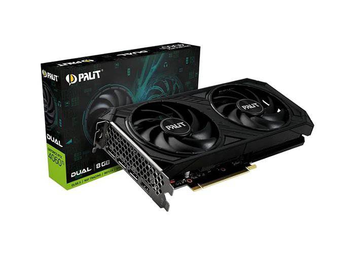 ვიდეო ბარათი: Palit RTX 4060 Ti Dual (NE6406T019P1-1060D), 8 GB- ITGS