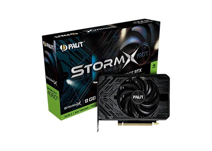 ვიდეო ბარათი: Palit RTX 4060 Ti StormX (NE6406T019P1-1060F), 8 GB- ITGS